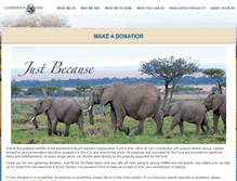 Tablet Screenshot of donations.swbg-conservationfund.org